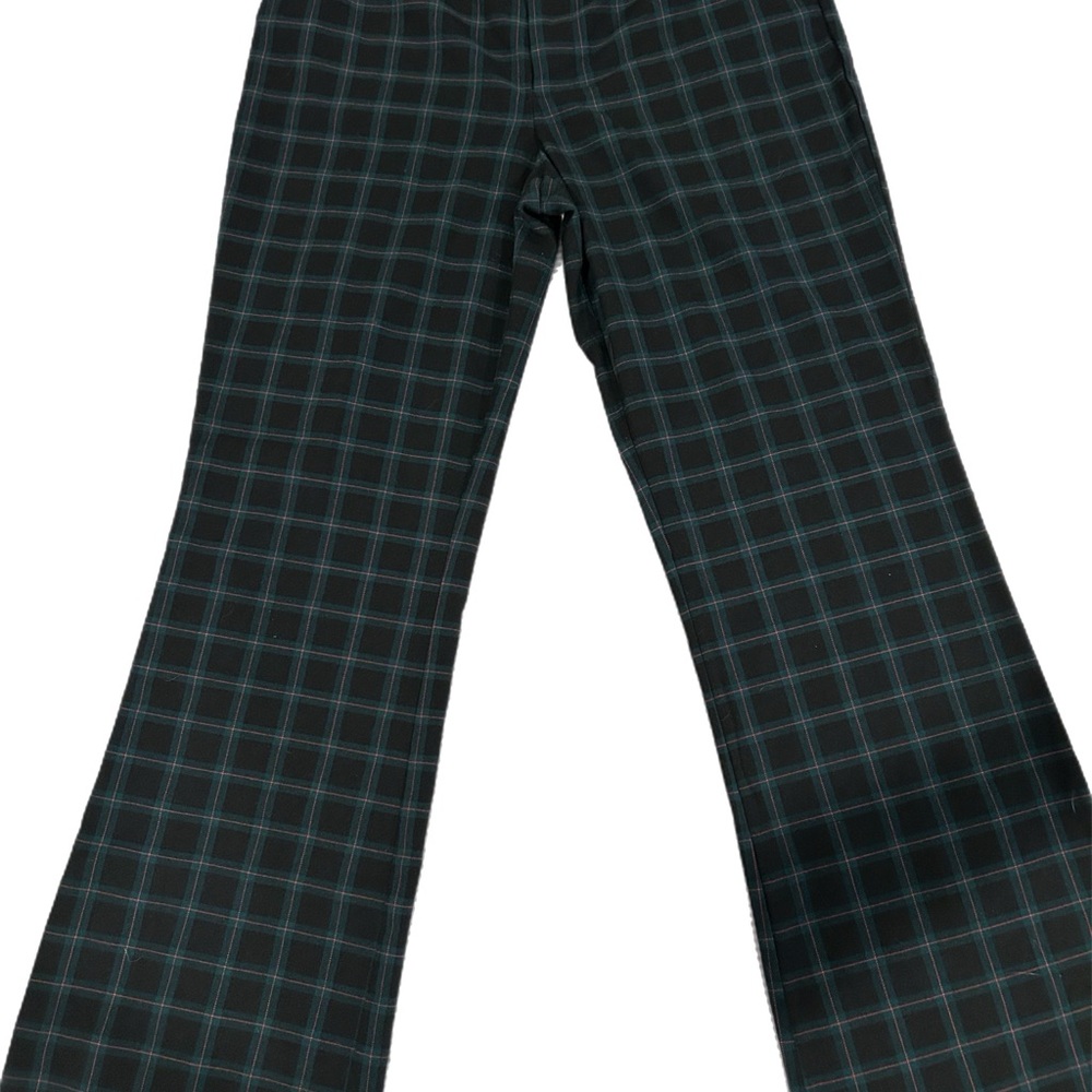 Urban Outfitters Black and Green Plaid Pants